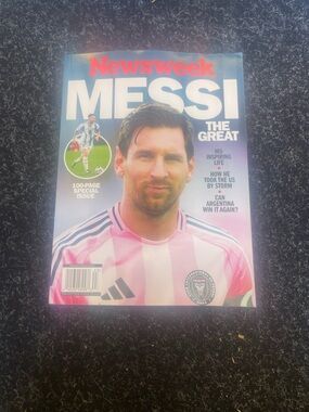 Newsweek Special Issue - superstar Lionel Messi in the Cover Magazine